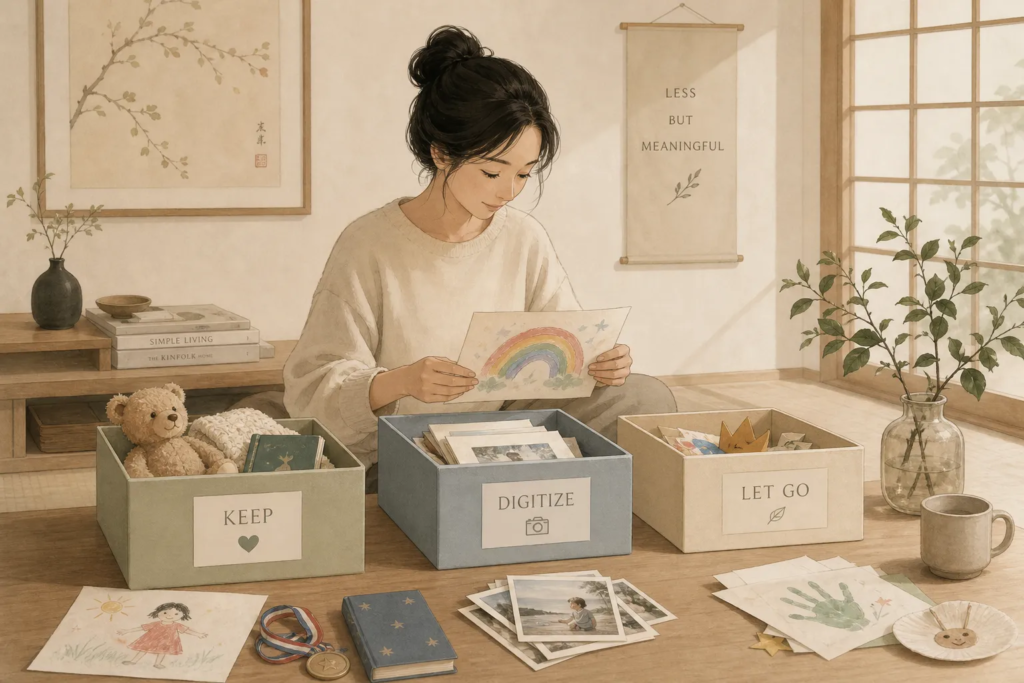 Explore minimalist approach tips for meaningful memory keeping that help busy parents reduce clutter and preserve family stories today.